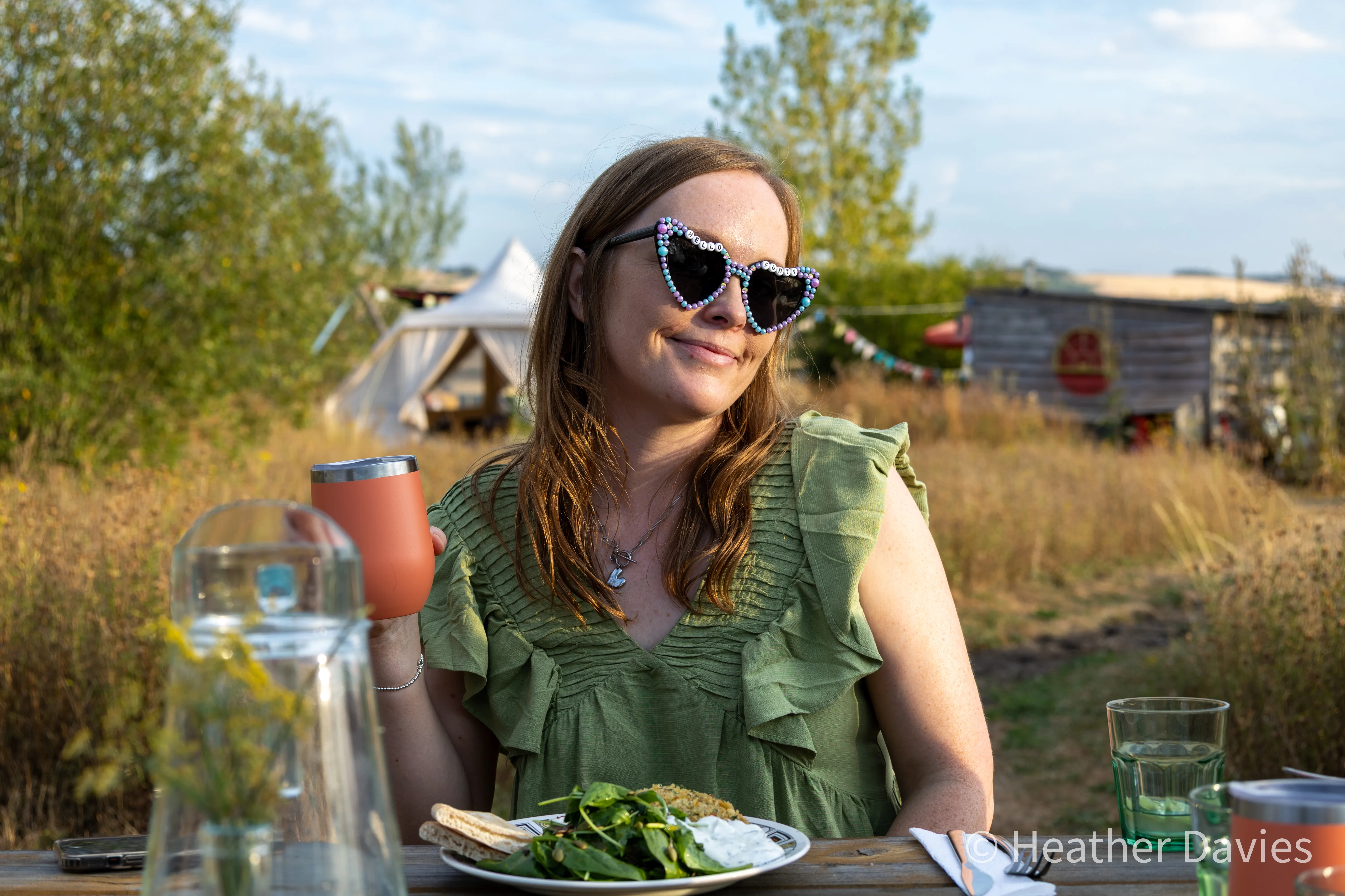 A relaxed portrait at Bec's 40th birthday celebration