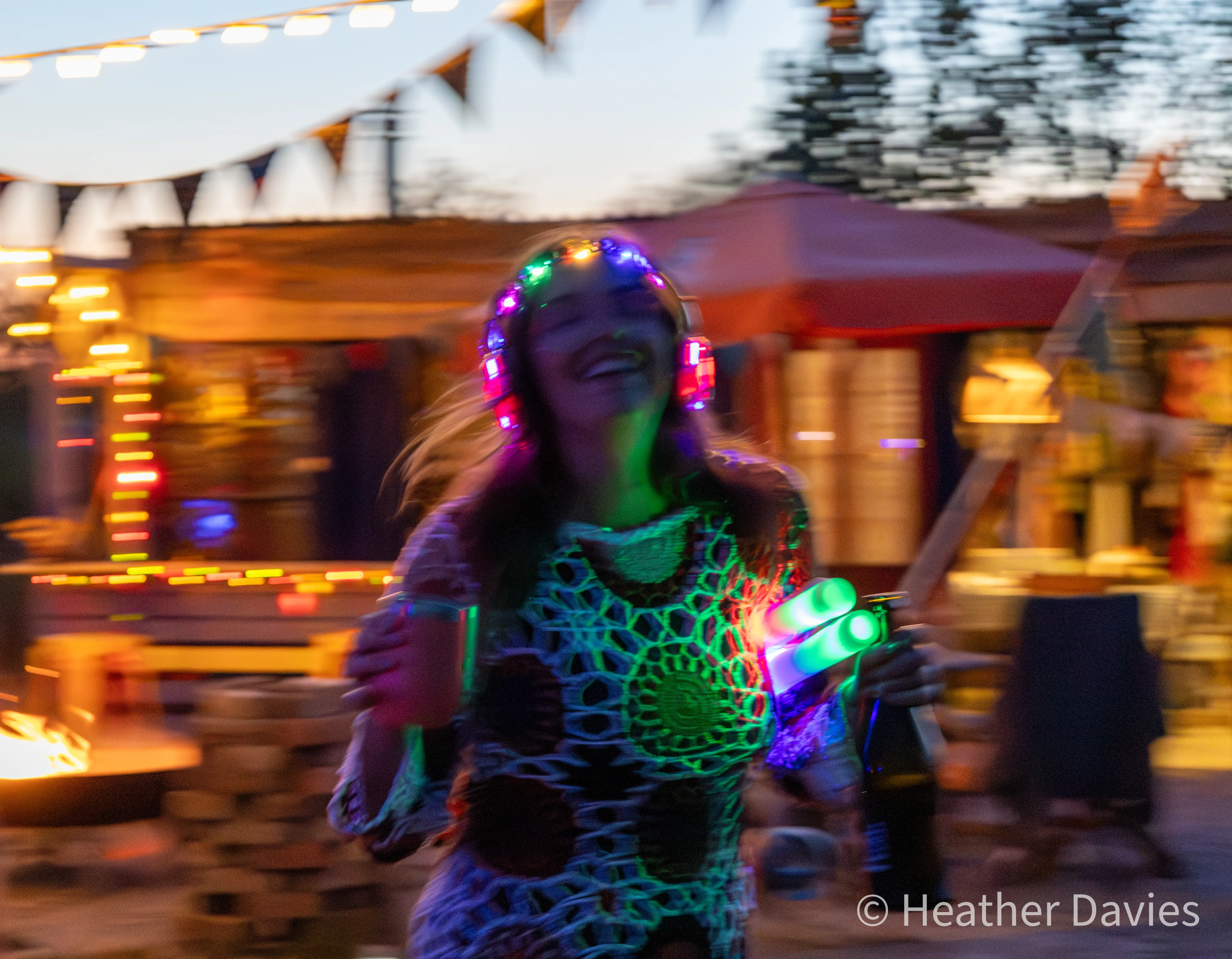 The evening celebrations at Bec's 40th birthday party